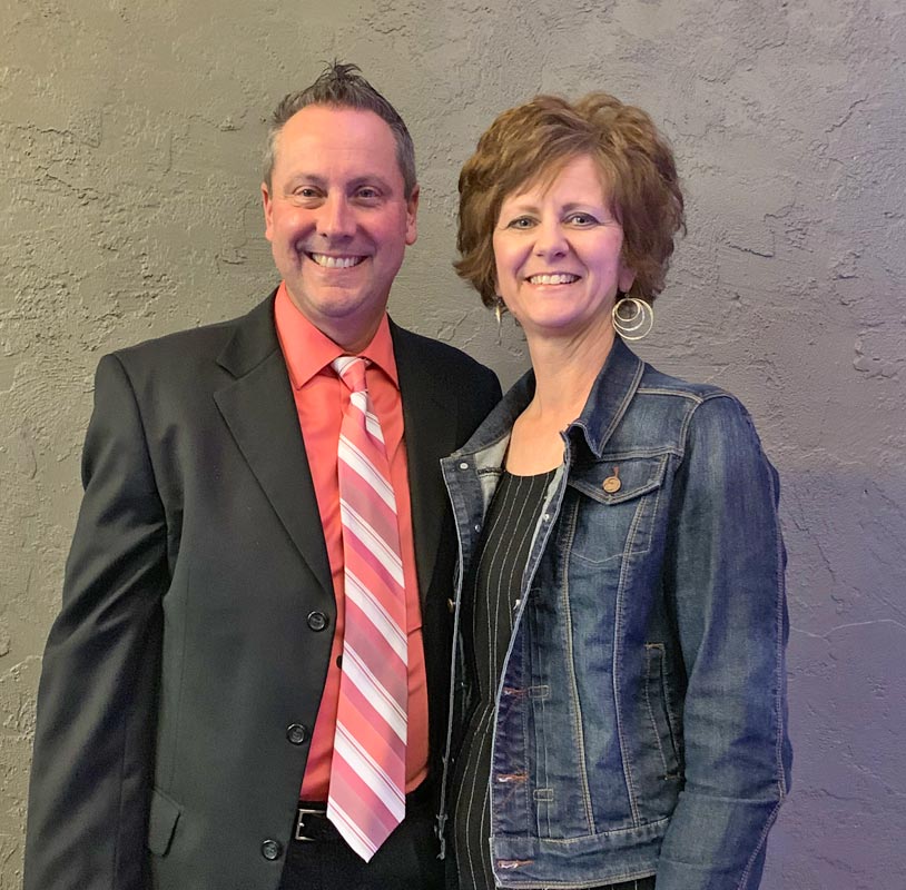Phil and Tina Masters, lead pastor at Gateway Christian Fellowship in Anaconda, Montana.